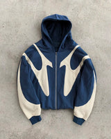 Hip Hop Long Sleeve Women New Streetwear Y2K Zip Up Hoodie Men Style G