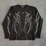Vaporwave Fashion – New Arrival 2024 Men Thug Club Tassels T Shirts T Shirt – Edgy Streetwear for All Genders