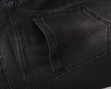 distressed hole ripped washed jeans pants for men straight retro streetwear baggy denim trousers frayed casual hip hop jean unique jeans style 226