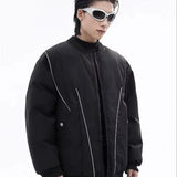 Winter Thickening Flying Baseball Uniform Solid Multi Pocket Simplicity Warm Cotton Jacket 2024 New Streetwear Male Parkas