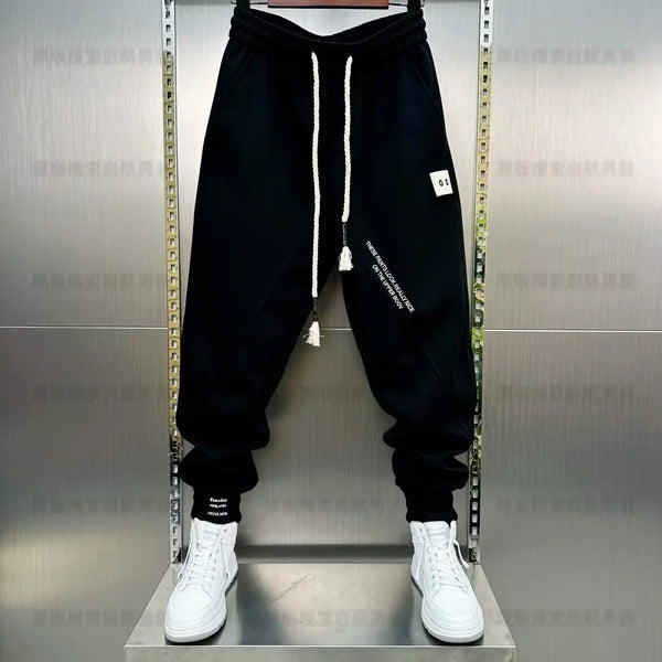 sweatpants mens pants sport trousers for men wide pants man gym man big size american style autumn winter korean mens clothing unique joggers style 1879