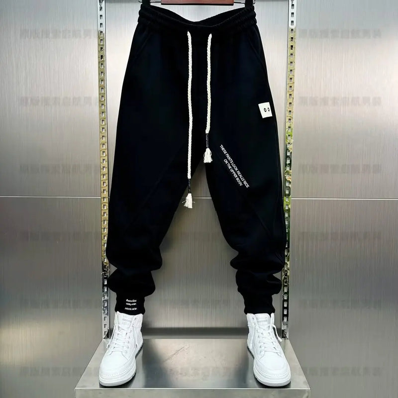 sweatpants mens pants sport trousers for men wide pants man gym man big size american style autumn winter korean mens clothing unique joggers style 1879