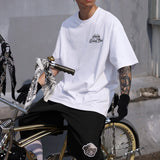 Y2k Vintage print – Hands Finger Cross Print White Black Summer Y2K Tshirts For