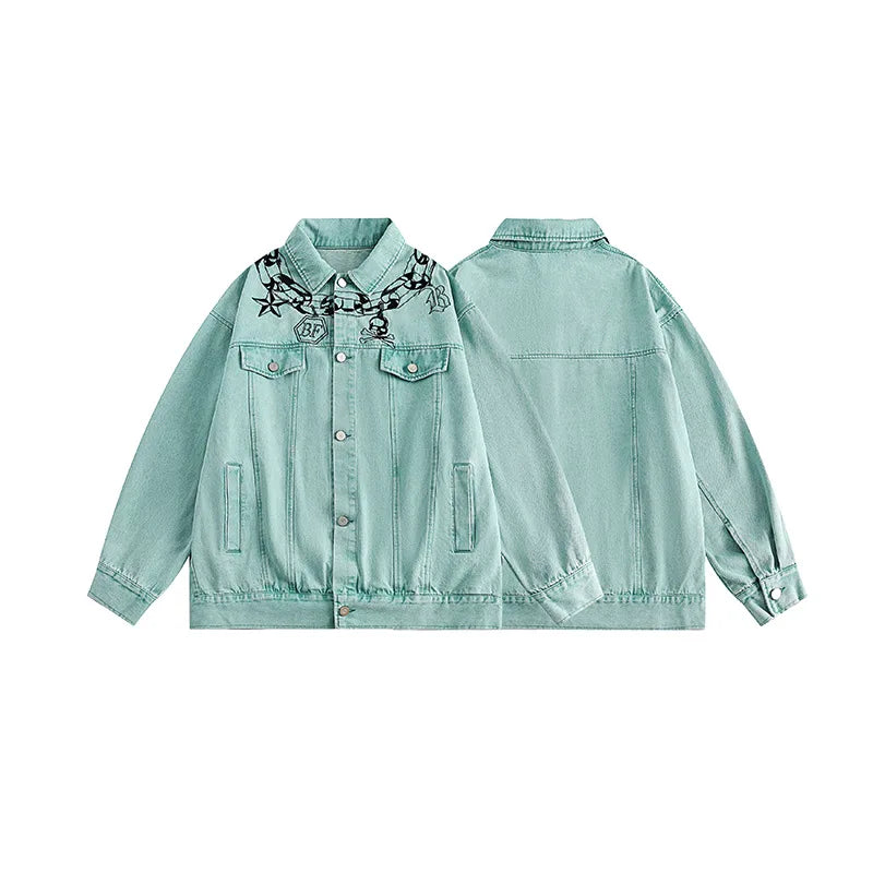 Minimalist parka graffiti hooded quilted high fashion