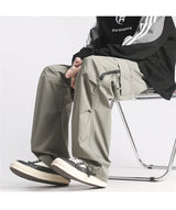 autumn mens cargo pants casual hip hop multi pocket trousers streetwear techwear sweatpants functional baggy pantalones hombre unique joggers style 217