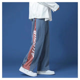 mens graphic printed sweatpants 2024 autumn hip hop fashion drawstring trousers casual loose male streetwear leggings pants unique joggers style 1286