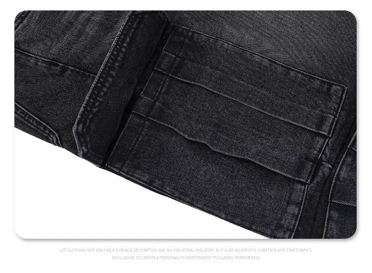 The new autumn and winter jeans are on backwards