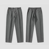 japanese casual pants mens spring autumn loose fashion solid color simple elastic waist sports pants man harem trousers menswear bottoms