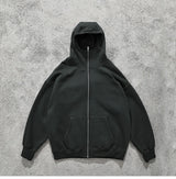 vaporwave angelcore design featuring streetwear solid color ninja zipper hoodies mens fleece turtleneck cardigan outdoor oversized hoody plus velvet charge coat