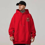 Anime Skateboard Rabbit Print Hoodies Mens Japanese Y2K Hoodie Sweatshirt