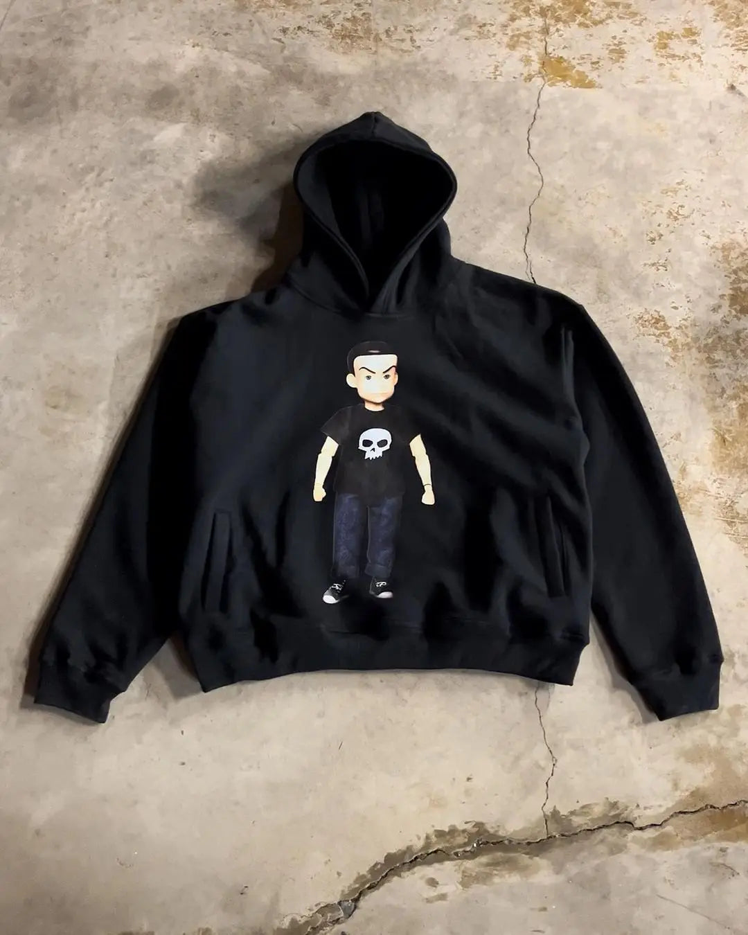 Glitchcore Fashion – Harajuku New Grunge Oversized Sweatshirt Trend Printing Hood – Streetwear Fashion for Men & Women