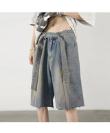 y2k Mens Loose Baggy Denim Short Men Jeans Fashion Streetwear Hip Hop  Male Classic Trend Korean Version  2024 Summer New