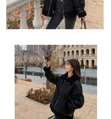 leather varsity jacket, fall winter fit, for men, fall streetwear outfit, oversized style, layered fashion, modern aesthetic, graphic detail