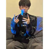 techwear flame hoodie for men with heavyweight knit, cold season layering fit, ideal for men’s fashion and seasonal streetwea