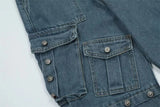 punk rivet denim jeans pants mens 2023 harajuku streetwear bottom zipper cotton casual oversize joggers straight pants trousers unique joggers style 4480