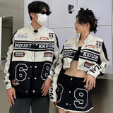 Leather Panel Streetwear Jacket Daily Fit Staple
