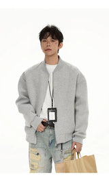 zip-up streetwear jacket, fall/winter fashion, men's streetwear fashion, trendy oversized fit, urban techwear design, modern 