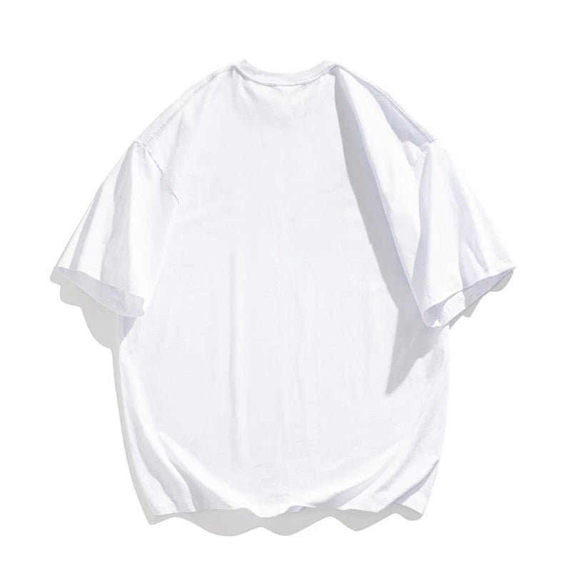 Vaporwave Chrome logo – T Shirt Men Cotton Solid Mens Summer Tshirts Oversized Tee S