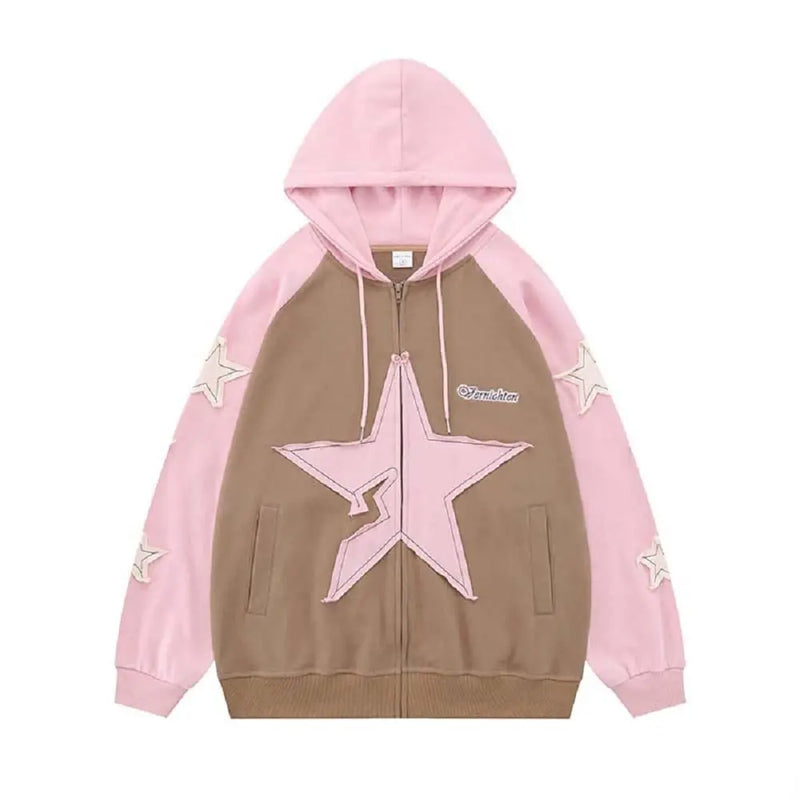 Chicvoy Women Hoodie Y2K Scrawl Graphic Harajuka Sudaderas Grunge Pull