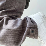 mens pants thick woolen casual pants autumn streetwear fashion personality versatile trend comfort wide leg pants mens clothing menswear bottoms