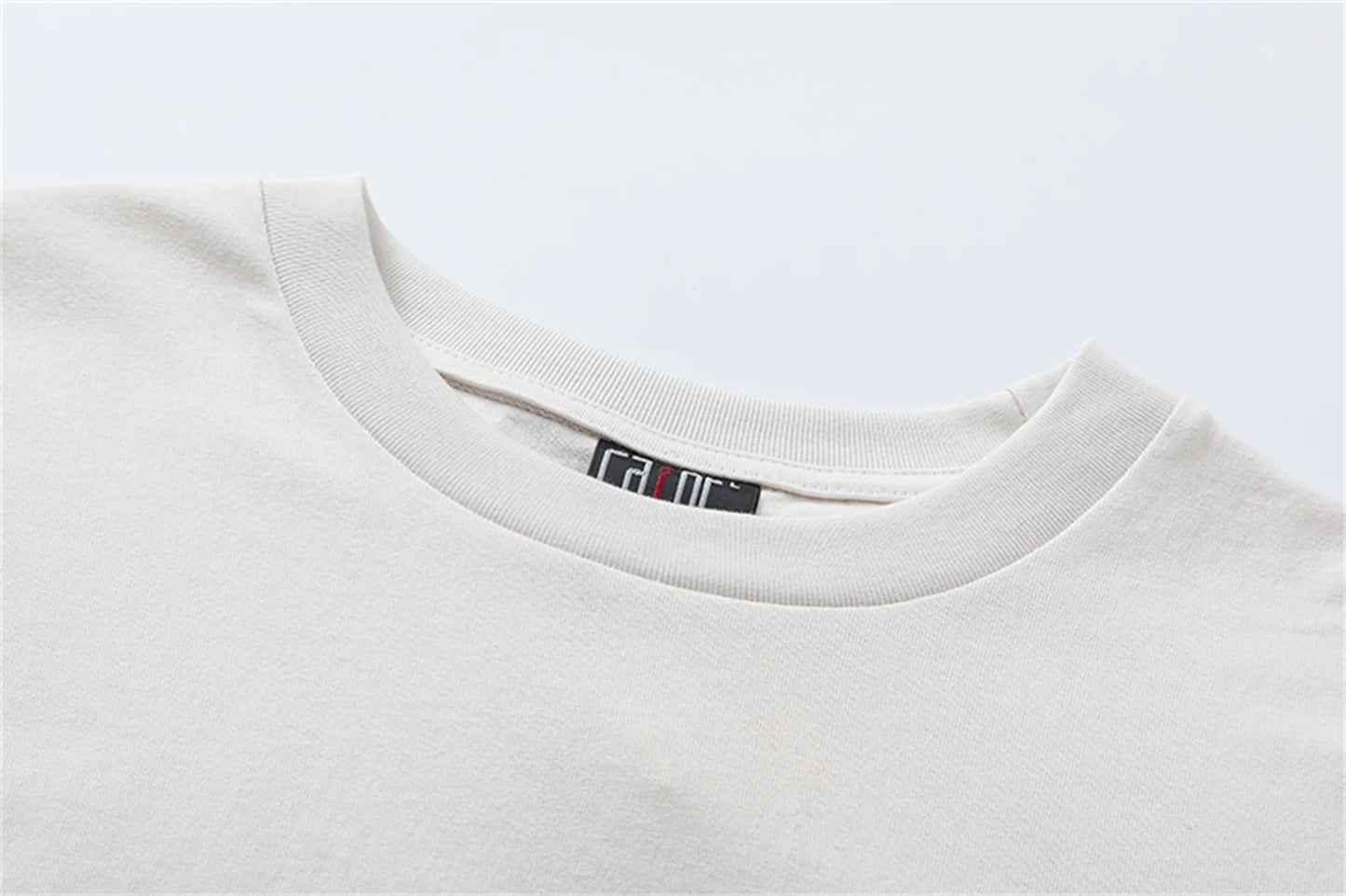 Vintage Retro New Summer Street Wear LIFE Letter Printing High-Street Loose Casual Tops T-Shirt