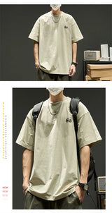 Trapwear Crying character – Summer Mens Embroidered Short Sleeve T Shirts 2024 New Oversized