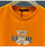 Cyberpunk Melting smiley – High Texture 2023 New Mens Fashion Letter Printed Bear Rhine
