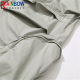 rainbowtouches fashion classic brand mens cargo pants casual zipper pocket design trousers loose straight tooling style overalls combat utility trousers