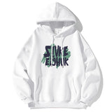 Autumn Design Letter Print Fleece Hoodies For Men Fashion Hip Hop Over