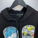 24Ss Autumn And Winter Who Decides War Hoodies Vintage City Cartoon Pr