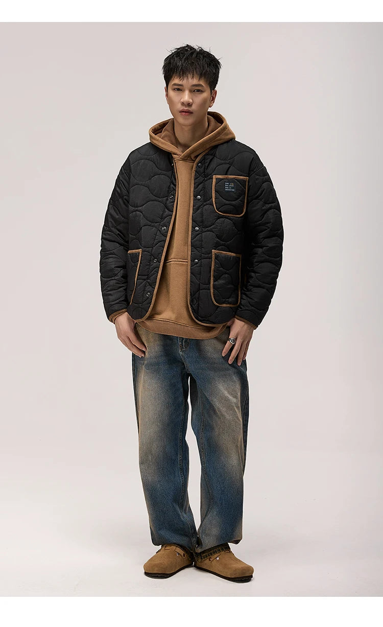 leather panel bomber, high-street look - trendy urban streetwear fashion for men and women