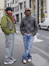 kanye west heavy industry high street jeans straight tube washed knives cut ground edges sagging jeans pants holes for men unique jeans style 2023