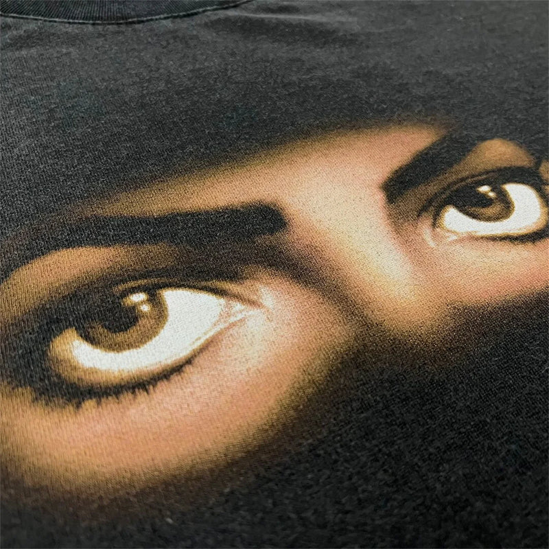 skatercore vintage t-shirt featuring vintage retro style old school mjs eye printing high street t shirt tops