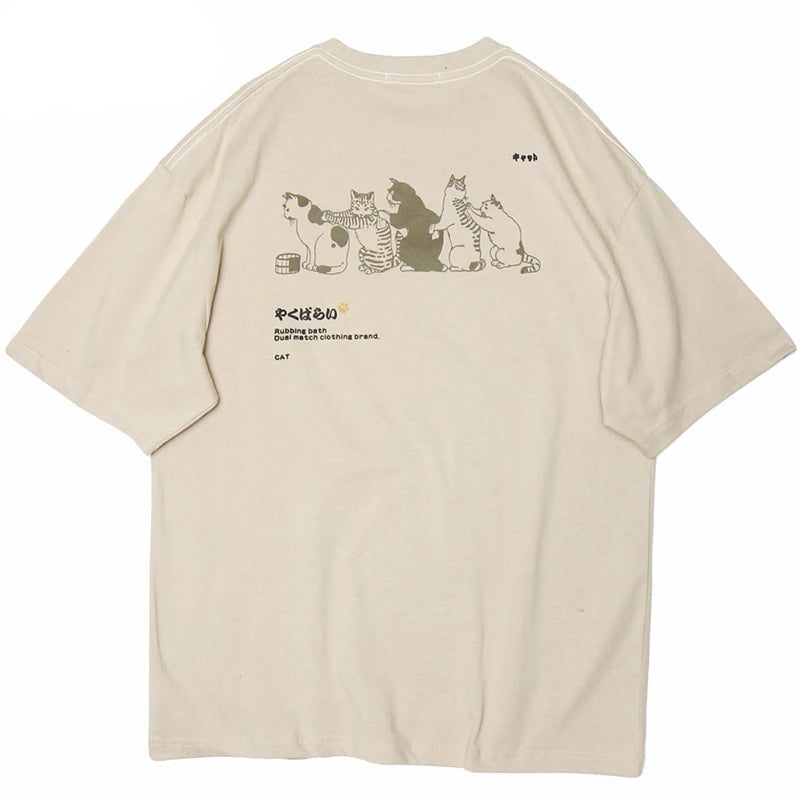 Y2k Oversized shirt – 2023 Men Hip Hop T Shirt Streetwear Japanese Kanji Harajuku