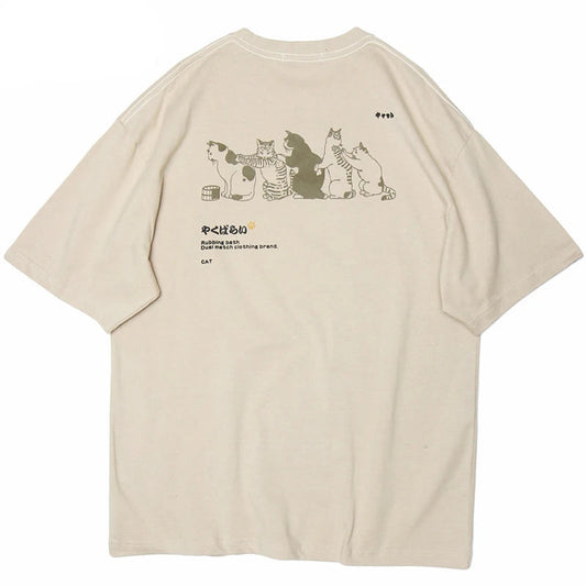 Y2k Oversized shirt – 2023 Men Hip Hop T Shirt Streetwear Japanese Kanji Harajuku