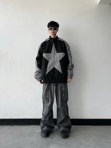 checkered streetwear jacket, daily essential, for men, fall streetwear outfit, oversized style, layered fashion, modern aesthetic