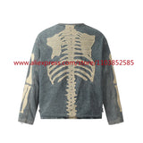 image casual high streetwear design - fashion hop essential style material oversized premium vintage-mens-long-sleeved-denim-jacket-high-street-oversized-washed-bone-embedding-tops-clothing-autumn-winter-2024-heavyweight style fit hip urban a99451 quality wear unisex print graphic everyday streetwear design ID 7d2b8