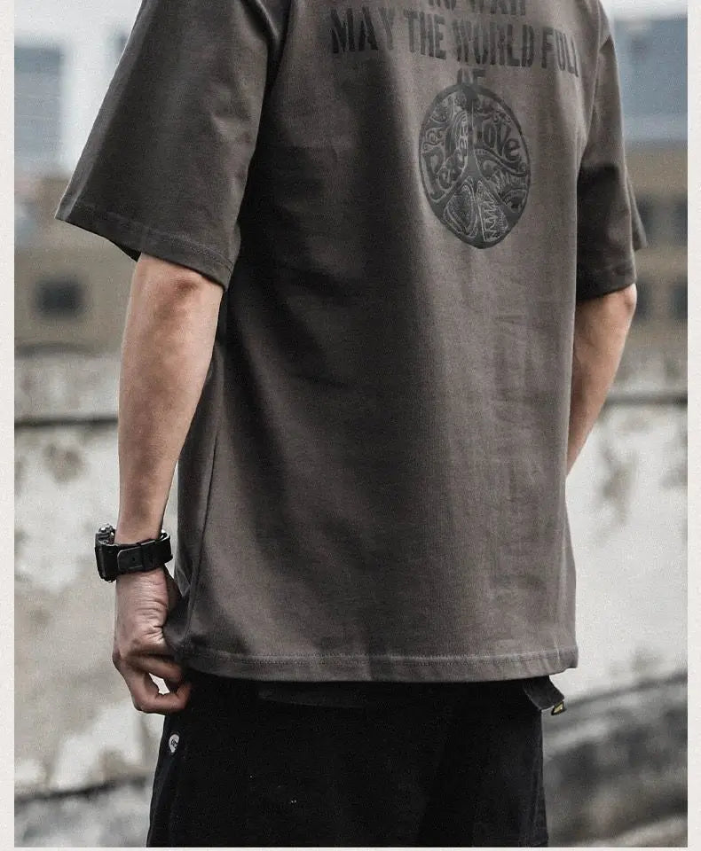 Cyberpunk Crying angel – Pure Cotton Short Sleeved T Shirt For Men New Fashion Ins Lo