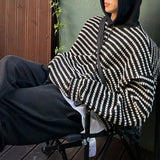 oversized knit pullover, fall/winter fashion, soft knit pullover with flame design, y2k fashion statement