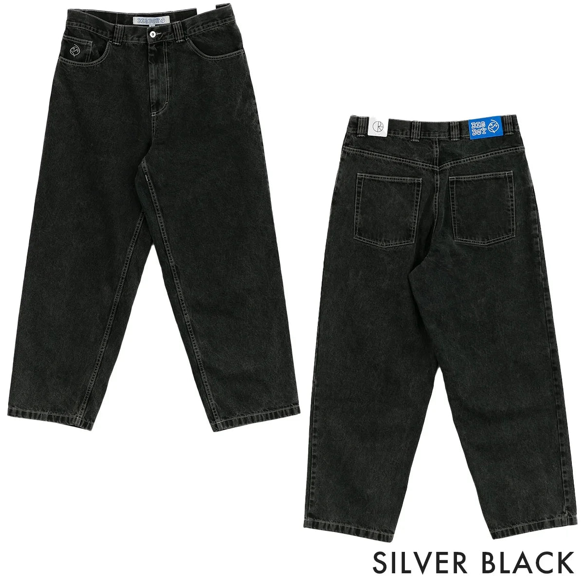 harajuku polar big boy baggy jeans y2k gothic pants graphic embroidery japanese streetwear jeans vintage mens wide trousers unique jeans style 242