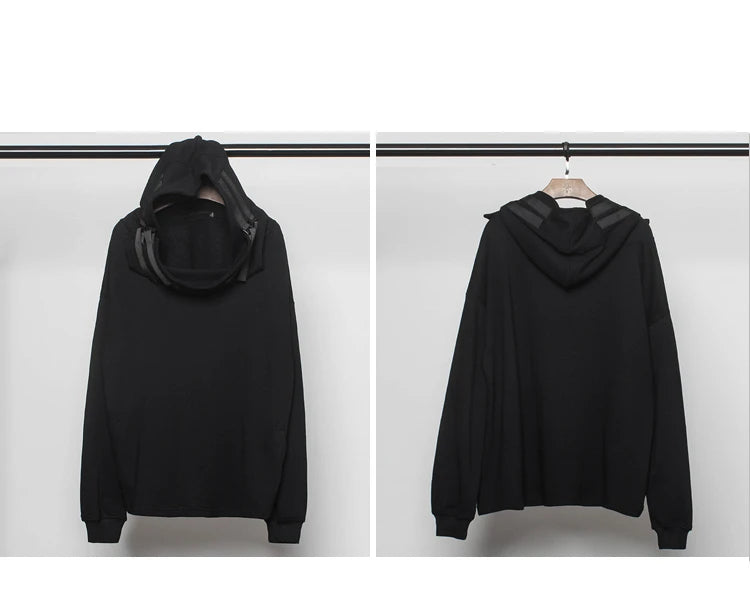 anime melting smiley featuring hip hop hoodies pullover hooded sweatshirts harajuku gothic streetwear skateboard new casual long sleeve loose tops men hoodies