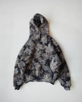 High Street Harajuku New Camouflage Leaf Pattern Hoodie Y2K Sweatshirt