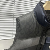 2023 Winter New Men's Down Jacket Men's Thickened Stitching Collar Down Vest Men's