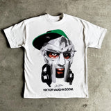 y2k anime flame tee with glitch blocks and pastel sketch art