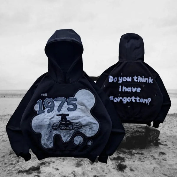 European And American Street Fashion Pullover Anime Letter Print Overs