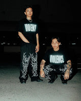 american high street trendy brand loose floor mopping trousers men y2k gothic punk dark style printed oversized trousers women urban fashion pants