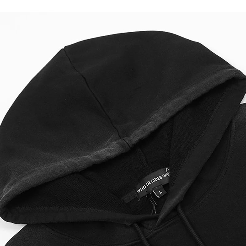 Black Grey Brown Who Decides War Hoodie Men Woman Good Quality Chaopai