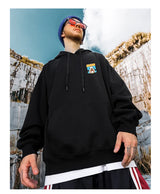 West Coast Graffiti Graphic Hoodie Sweatshirts Men Autumn Pullovers