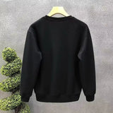 Cartoon Money Cat Graphic Printed Crewneck Sweatshirts Hombre Hip Hop