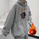 Autumn Funny Bear Graphic Hoodies Men 2024 New Hip Hop Fashion Hooded